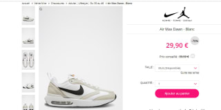 Zapatillas Nike Air Max Dawn Blanco por 29.90€