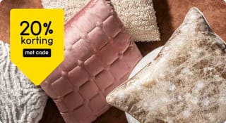 20% korting op bijna alles bij Leenbakker!