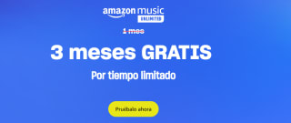 3 meses gratis de Amazon Music Unlimited