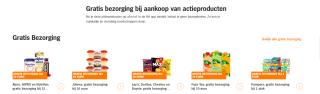 Gratis Bezorging van je boodschappen van Albert Heijn