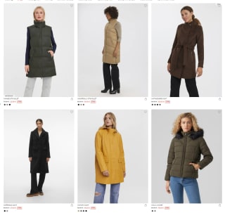 Tot 70% korting op jassen van Vero Moda