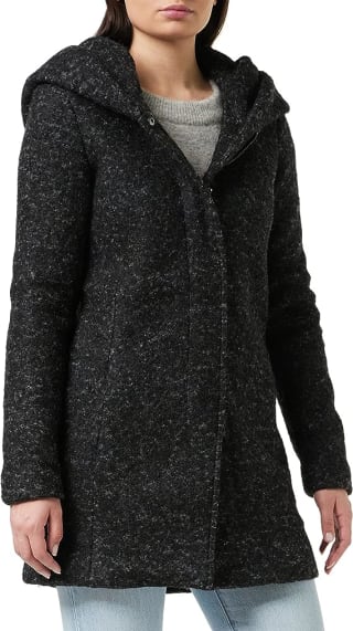 ONLY Onlsedona Boucle wollen dames jas voor €27 bij Amazon