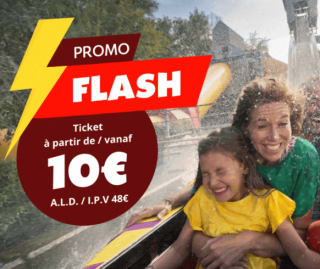 Walibi Belgium tickets voor 10 euro ( 10 juli )