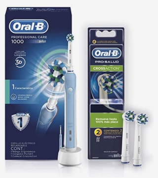 Cepillo de dientes Oral-B eléctrico + repuestos por $1,175.45 en Amazon
