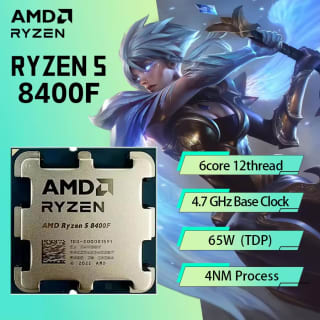 Procesador AMD Ryzen 5 8400F 4.2/4.7GHz Box por 88,99€