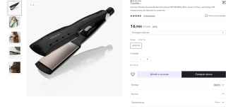 Plancha de pelo Bamba Ritual Care 900 Wet&Dry marca Cecotec por 12,67€