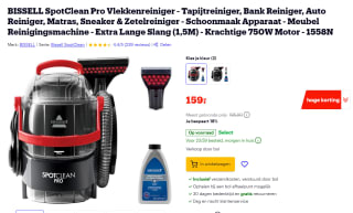 Bissell Spotclean Pro Vlekkenreiniger voor €159 bij Bol