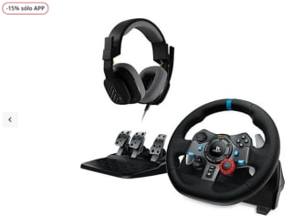 Logitech G G29 + Auriculares gaming ASTRO A10 PlayStation 5 y 4/PC por solo 211,65€