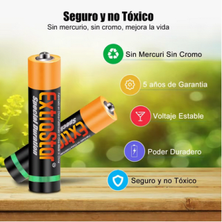 Pack de 48 pilas AAA y AA de alto rendimiento de Carbón Gama Performance por solo 0,50€