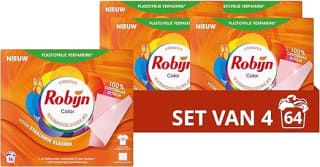 Robijn Classics Color Wasmiddeldoekjes 4x16 voor €13,59 bij Amazon NL