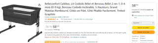 Lit Cododo Bébé et Berceau Bébé Bebeconfort Calidoo à 58,32€