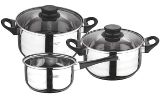 Batería de cocina San Ignacio de 5 Piezas de acero inox por solo 13,3€