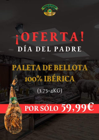 Paleta Ibérica de Bellota 100% por 59,99€