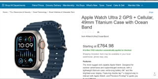 Apple Watch Ultra 2 GPS + Cellular – £599.98