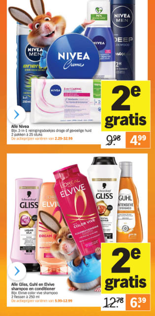 Albert Heijn Hamsterweken veel producten de 2de gratis