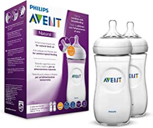 Biberón Natural Philips Avent: 2 biberones de 330 ml a solo 12,80€