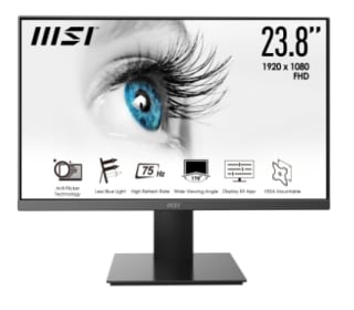 Monitor MSI PRO MP241X LED 23.8" por $1,649 en CyberPuerta