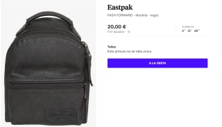 Mochila Eastpak FASH FORWARD de 24L por 20€