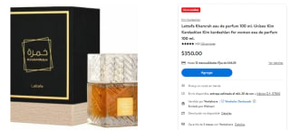 Perfume Lattafa Khamrah 100ml Kim K por $350 | Descuento Walmart