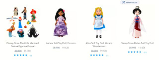 Diverse Disney knuffels/speelgoed voor minder dan €25 in de Disney Shop