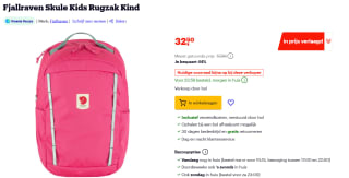 Fjällräven Skule rugzak junior voor €32,50 bij Bol