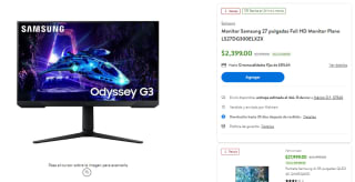 Monitor Samsung 27" FHD con descuento en Walmart