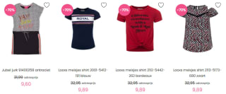 20-70% korting op alles van Looxs, Jubel en Sturdy bij Kixx