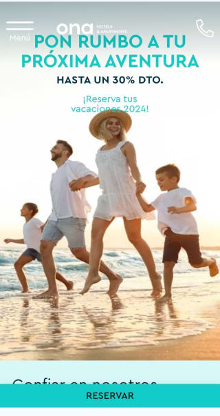 Hasta -30% en Ona Hoteles y Apartamentos.