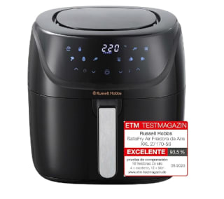 Freidora de Aire 8L , airfryer XXL, 10 programas, pantalla LED táctil, diseño compacto, Russell Hobbs por 88.88€