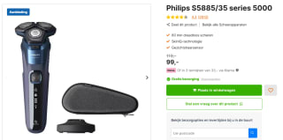 Philips S5885/35 series 5000 voor €99 bij Expert