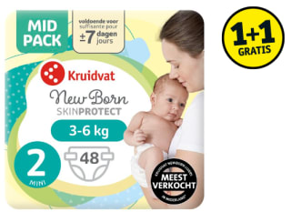Kruidvat NewBorn Mini Luiers 1+1 gratis