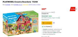 Playmobil Country Boerderij voor €30,89 bij Bol