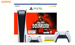 Sony PlayStation 5 Disc Edition + Call of Duty: Modern Warfare III + Extra Controller Wit voor €252 bij Coolblue