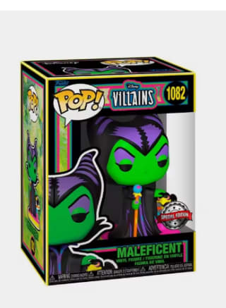 Funko POP Disney Villains Maleficent Black Light Exclusive por 10.33€
