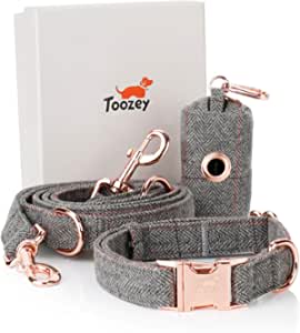 Toozey Correa para Perros + Collar y dispensador de Bolsas por 11,59€