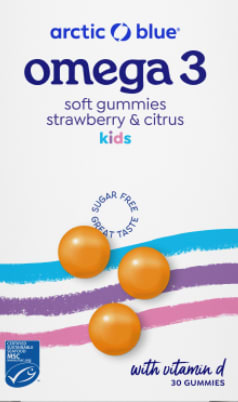 Probeer Gratis Arctic Blue Omega-3 gummies