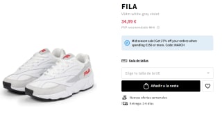 Zapatillas para Hombre Fila V94M por 34.99€