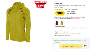 Chubasquero para Hobre Capelli Sport Raven por 30.95€