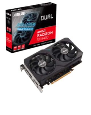 Tarjeta Grafica ASUS Dual Radeon RX 6400 4GB GDDR6 por 129.99€