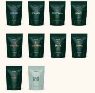 50% descuento Pack degustación de café Worldwide 1kg por 24,97€