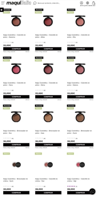 -15% de Descuento en Saigu desde Maquillalia.