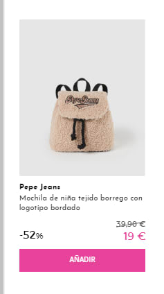Recopilación de la marca Pepe Jeans desde Primereti desde 12€
