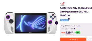 ASUS ROG Ally Console voor €429,95 bij Ibood