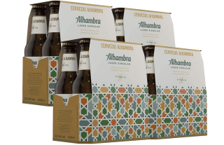 24 cervezas Alhambra Lager Singular Dorada x 25 cl por solo 11,80€