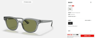 Gafas Ray Ban clasicas por 67,50€