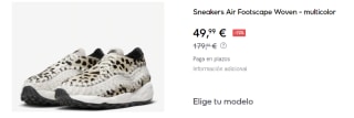 Zapatillas Nike Air Footscape Woven por 49.99€