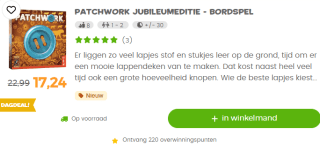 25% korting op alle spellen uit de 999 Games Spellen Top 100 bij 999games