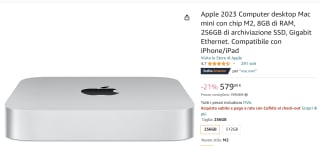 Mac mini - Apple M2‑voor €574,25 bij Amazon