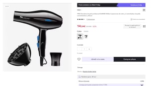 Secador de pelo profesional SURKER 3500w por 10,18€