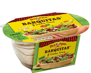 Old El Paso Barquitas 8 unidades 193g por 3,88€